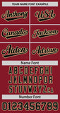 Custom Thorns Ribbed Classic Style Personalzied Team Name Number Logo Baseball Jersey Hip Hop Jersey