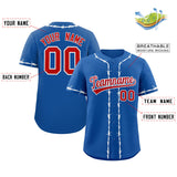 Custom Thorns Ribbed Classic Style Personalzied Team Name Number Logo Baseball Game Training Shirt