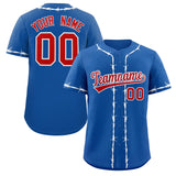 Custom Thorns Ribbed Classic Style Personalzied Team Name Number Logo Baseball Game Training Shirt