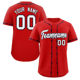 Custom Thorns Ribbed Classic Style Add Team Name Number Logo Baseball Jersey Button Down Shirt