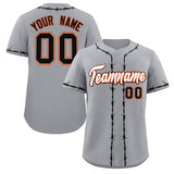 Custom Thorns Ribbed Classic Style Add Team Name Number Logo Baseball Jersey Hip Hop Sportswear
