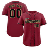 Custom Thorns Ribbed Classic Style Add Team Name Number Logo Baseball Jersey Hip Hop Jersey