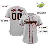 Custom Thorns Ribbed Classic Style Add Team Name Number Logo Baseball Jersey Hip Hop T-shirt