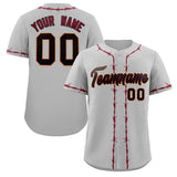 Custom Thorns Ribbed Classic Style Add Team Name Number Logo Baseball Jersey Hip Hop T-shirt