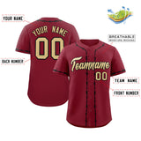 Custom Thorns Ribbed Classic Style Add Team Name Number Logo Baseball Jersey Hip Hop T-shirt