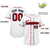 Custom Thorns Ribbed Classic Style Add Team Name Number Logo Baseball Jersey Hip Hop T-shirt