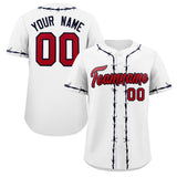 Custom Thorns Ribbed Classic Style Add Team Name Number Logo Baseball Jersey Hip Hop T-shirt