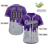 Custom Baseball Jersey Graffiti Pattern City Nightscape Baseball Shirt For Men Women Youth