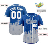 Custom Baseball Jersey Graffiti Pattern City Nightscape Baseball Sportwear For Men Women Youth