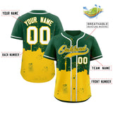 Custom Baseball Jersey Graffiti Pattern City Nightscape Baseball Sportwear For Men Women Youth