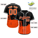 Custom Baseball Jersey Graffiti Pattern City Nightscape Baseball Shirt Outfits For Men Women Youth