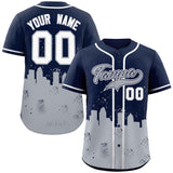 Custom Baseball Jersey Graffiti Pattern City Nightscape Baseball Shirt Outfits For Men Women Youth