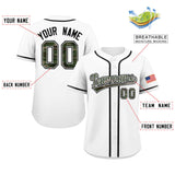 Custom Camo Font Baseball Jersey Personalized Print Team Name/Numbers Button Down Fashion Shirts