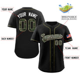 Custom Camo Font Baseball Jersey Personalized Print Team Name/Numbers Button Down Shirts Training T-shirts