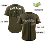 Custom Camo Font Baseball Jersey Personalized Print Team Name/Numbers Button Down Shirts Training T-shirts