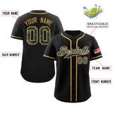 Custom Baseball Jersey Personalized Camo Font Print Team Name/Numbers Button Down Fashion Shirts