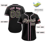 Custom Baseball Jersey Personalized Camo Font Print Team Name/Numbers Button Down Shirts Colorful