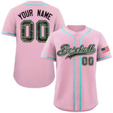 Custom Baseball Jersey Personalized Camo Font Print Team Name/Numbers Button Down Shirts Unisex Tops