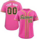 Custom Baseball Jersey Personalized Camo Font Print Team Name Numbers Shirts Plus Size Clothing