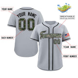 Custom Baseball Jersey Personalized Camo Font Print Team Name Numbers Shirts Training T shirts