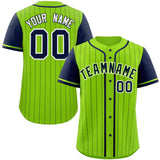 Custom Stripe Fashion Raglan Sleeves Baseball Jersey Design Name Number Logo Mesh Jersey