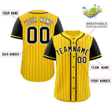 Custom Stripe Fashion Raglan Sleeves Baseball Jersey Design Name Number Logo Mesh Jersey