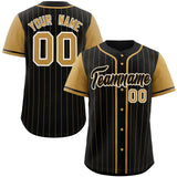 Custom Raglan Sleeves Stripe Casual Baseball Jersey Design Name Number Logo Mesh Baseball Shirt