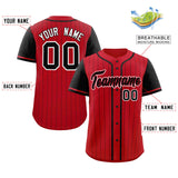 Custom Raglan Sleeves Stripe Casual Baseball Jersey Design Name Number Logo Hip Hop Baseball Shirt