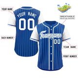 Custom Raglan Sleeves Stripe Casual Baseball Jersey Design Name Number Logo Hip Hop Baseball Shirt