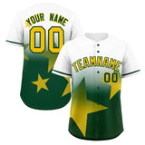 Custom Gradient Star Graffiti Pattern Printed/Stitched Outdoor Softball Training Shirt Baseball Jersey