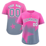 Custom Gradient Star Graffiti Pattern Printed/Stitched Outdoor Softball Training Shirt Baseball Jersey