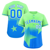 Custom Gradient Star Graffiti Pattern Printed/Stitched Outdoor Softball Training Shirt Baseball Jersey