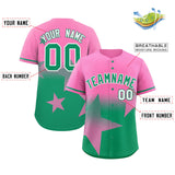 Custom Gradient Star Graffiti Pattern Printed/Stitched Outdoor Softball Training Shirt Baseball Jersey