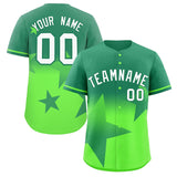 Custom Gradient Star Graffiti Pattern Printed/Stitched Outdoor Softball Training Shirt Baseball Jersey