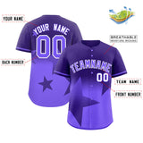 Custom Gradient Star Graffiti Pattern Printed/Stitched Outdoor Softball Training Shirt Baseball Jersey