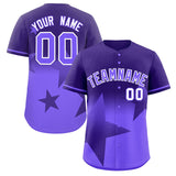 Custom Gradient Star Graffiti Pattern Printed/Stitched Outdoor Softball Training Shirt Baseball Jersey