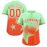 Custom Gradient Star Graffiti Pattern Printed/Stitched Outdoor Training Hip Hop Baseball Jersey