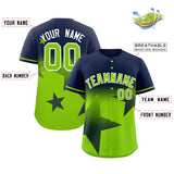 Custom Gradient Star Graffiti Pattern Printed/Stitched Outdoor Training Hip Hop Baseball Jersey