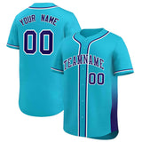 Custom Clssic Style Baseball Jersey Gardient Side Printed Name Number Team Shirt