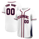 Custom Clssic Style Baseball Jersey Gardient Side Printed Name Number Team Shirt