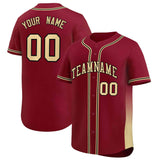 Custom Clssic Style Baseball Jersey Gardient Side Printed Name Number Outfits Uniform