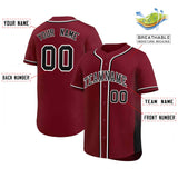 Custom Clssic Style Baseball Jersey Gardient Side Printed Name Number Outfits Uniform