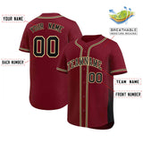 Custom Clssic Style Baseball Jersey Gardient Side Printed Name Number Outfits Uniform