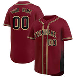 Custom Clssic Style Baseball Jersey Gardient Side Printed Name Number Outfits Uniform