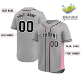 Custom Clssic Style Baseball Jersey Gardient Side Printed Name Number Personalized Baseball T-shirt