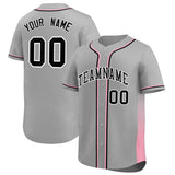 Custom Clssic Style Baseball Jersey Gardient Side Printed Name Number Personalized Baseball T-shirt