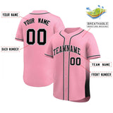 Custom Clssic Style Baseball Jersey Gardient Side Printed Name Number Personalized Baseball T-shirt