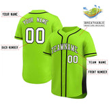 Custom Clssic Style Baseball Jersey Gardient Side Printed Name Number Personalized Baseball T-shirt