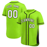 Custom Clssic Style Baseball Jersey Gardient Side Printed Name Number Personalized Baseball T-shirt