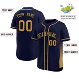 Custom Clssic Style Baseball Jersey Gardient Side Printed Name Number Personalized Baseball T-shirt